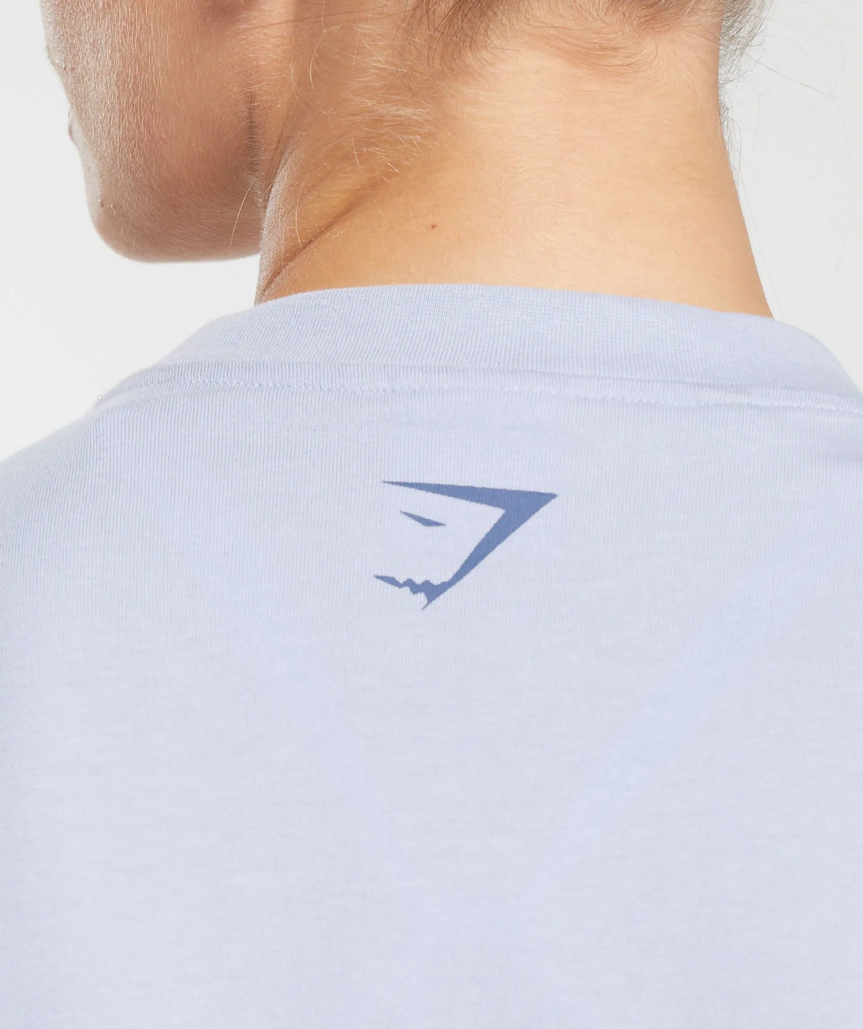 Gymshark Love Hearts Oversized T-Shirt - Silver Lilac sold by Gymshark product image thumbnail 5