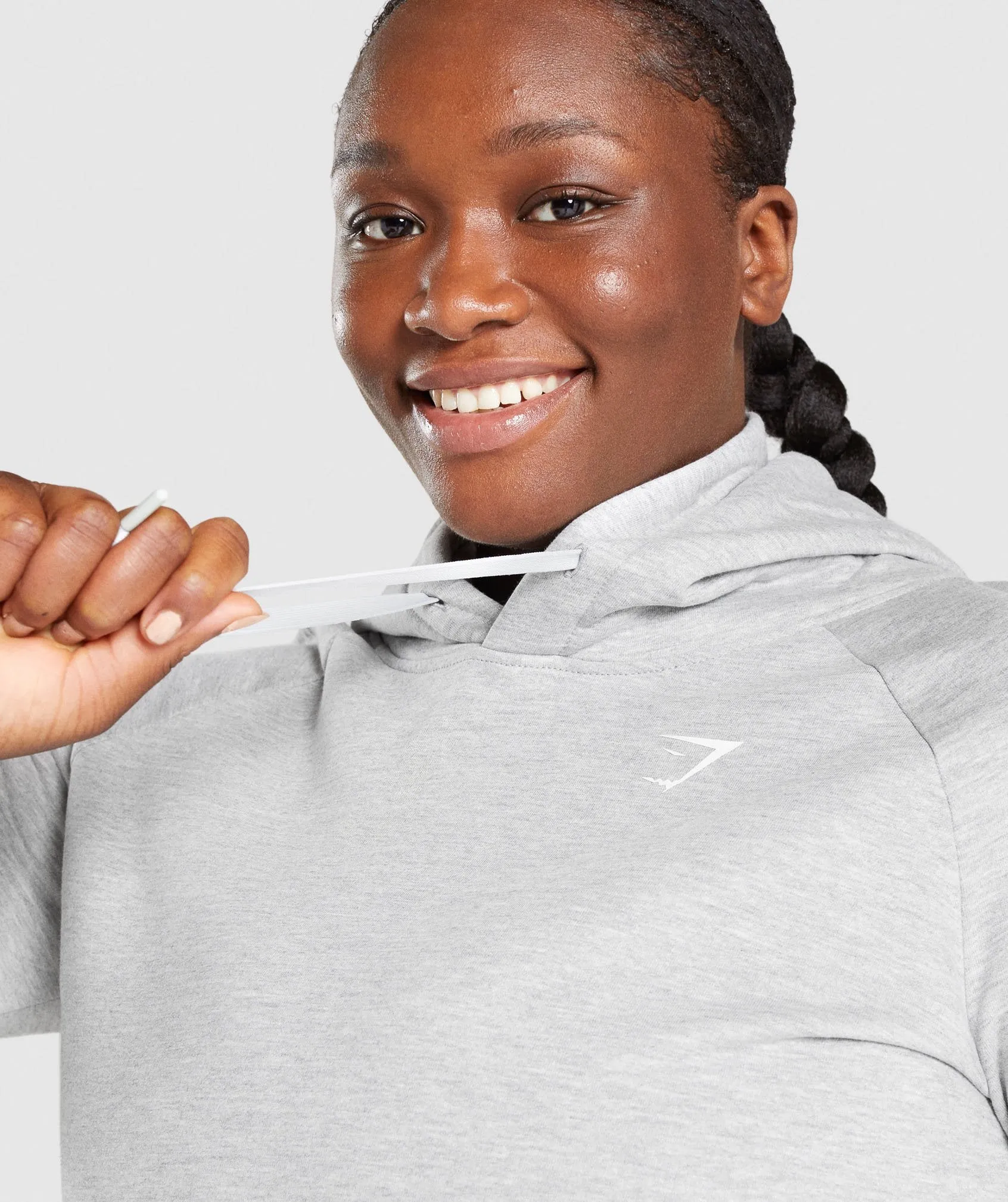 Gymshark Training Hoodie - Light Grey Marl sold by Gymshark product image thumbnail 5