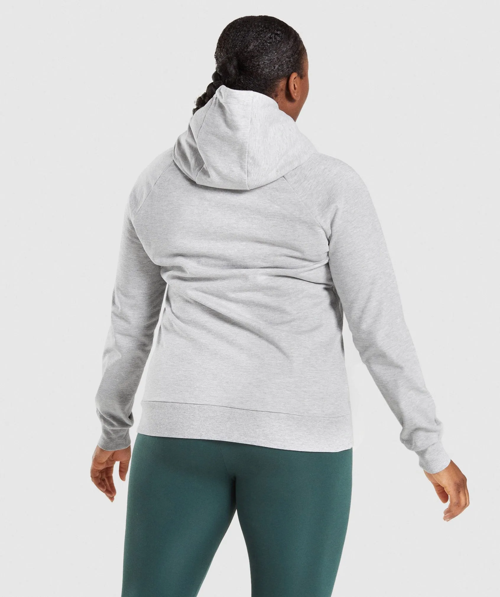 Gymshark Training Hoodie - Light Grey Marl sold by Gymshark product image thumbnail 2