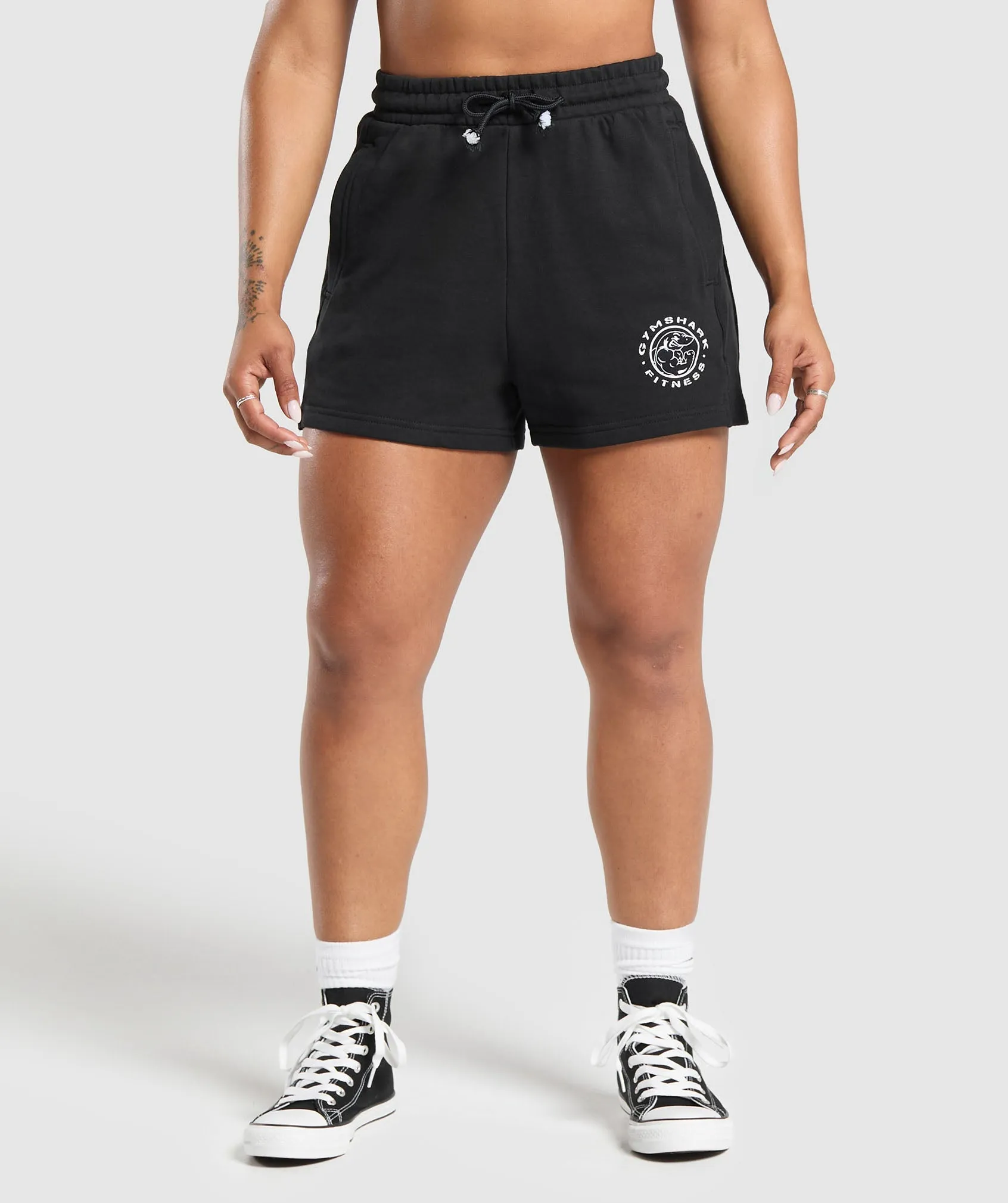 Gymshark Legacy Cotton Shorts - Black sold by Gymshark