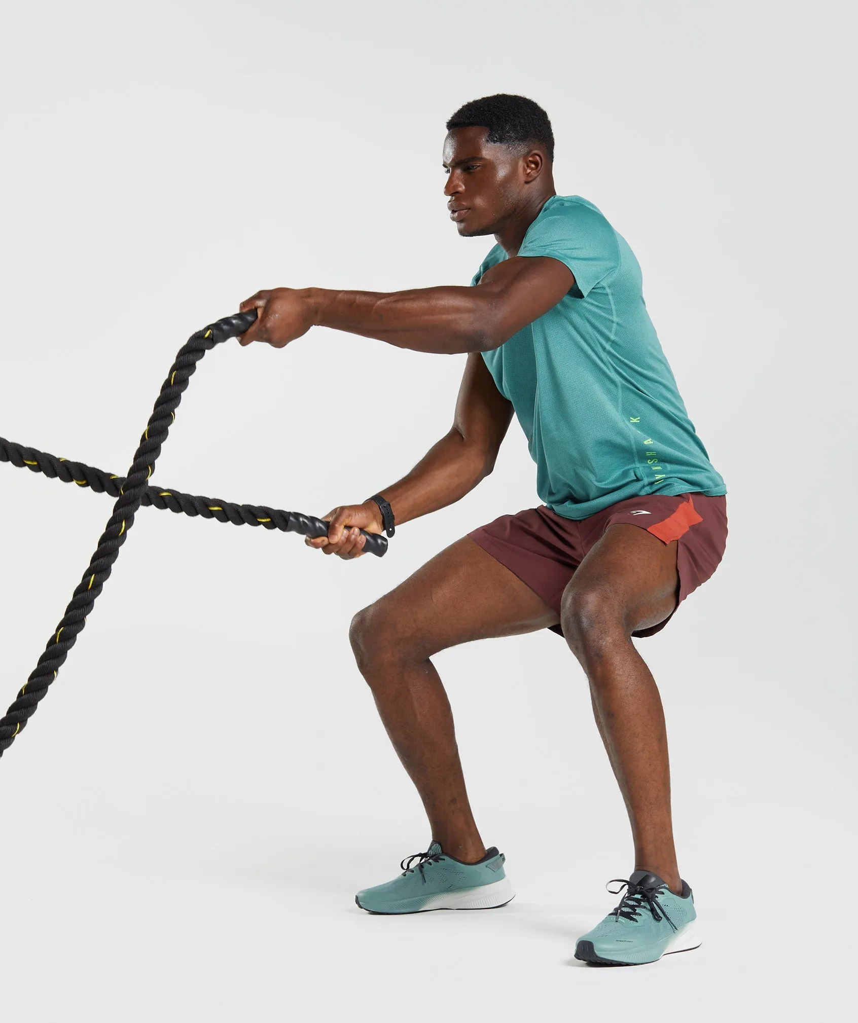 Gymshark Sport Shorts - Baked Maroon/Salsa Red sold by Gymshark product image thumbnail 4