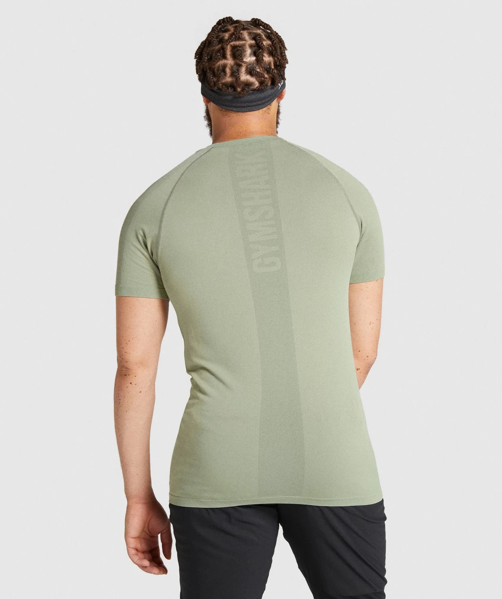 Gymshark Aspect Lightweight Seamless T-Shirt - Light Green sold by Gymshark product image thumbnail 2