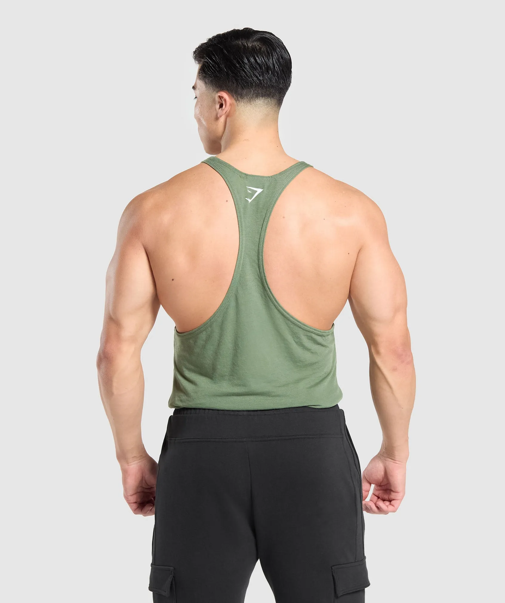 Gymshark Heavy Duty Lifter Stringer - Force Green sold by Gymshark product image thumbnail 2