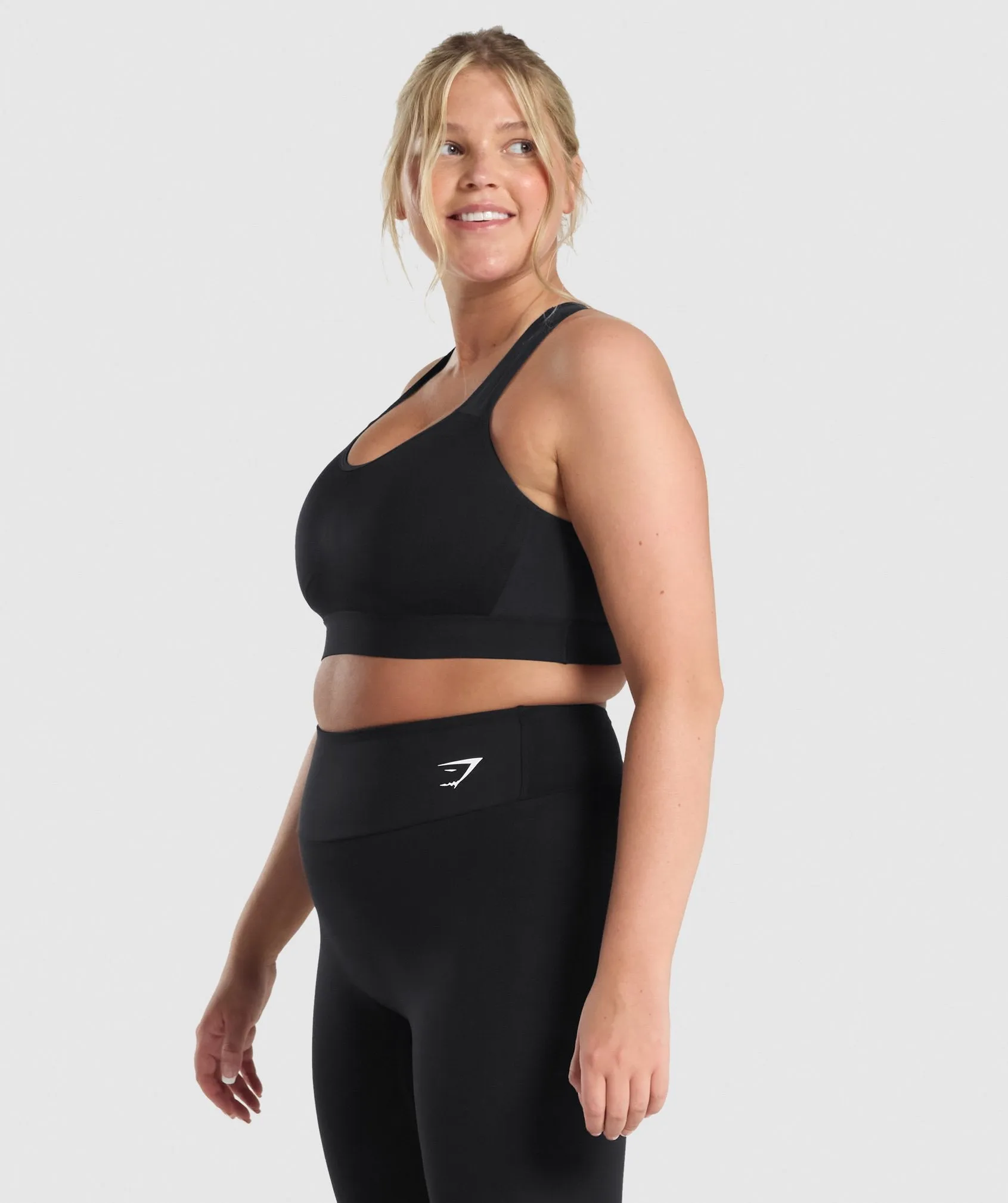 Gymshark Lightweight High Support Sports Bra - Black sold by Gymshark product image thumbnail 3