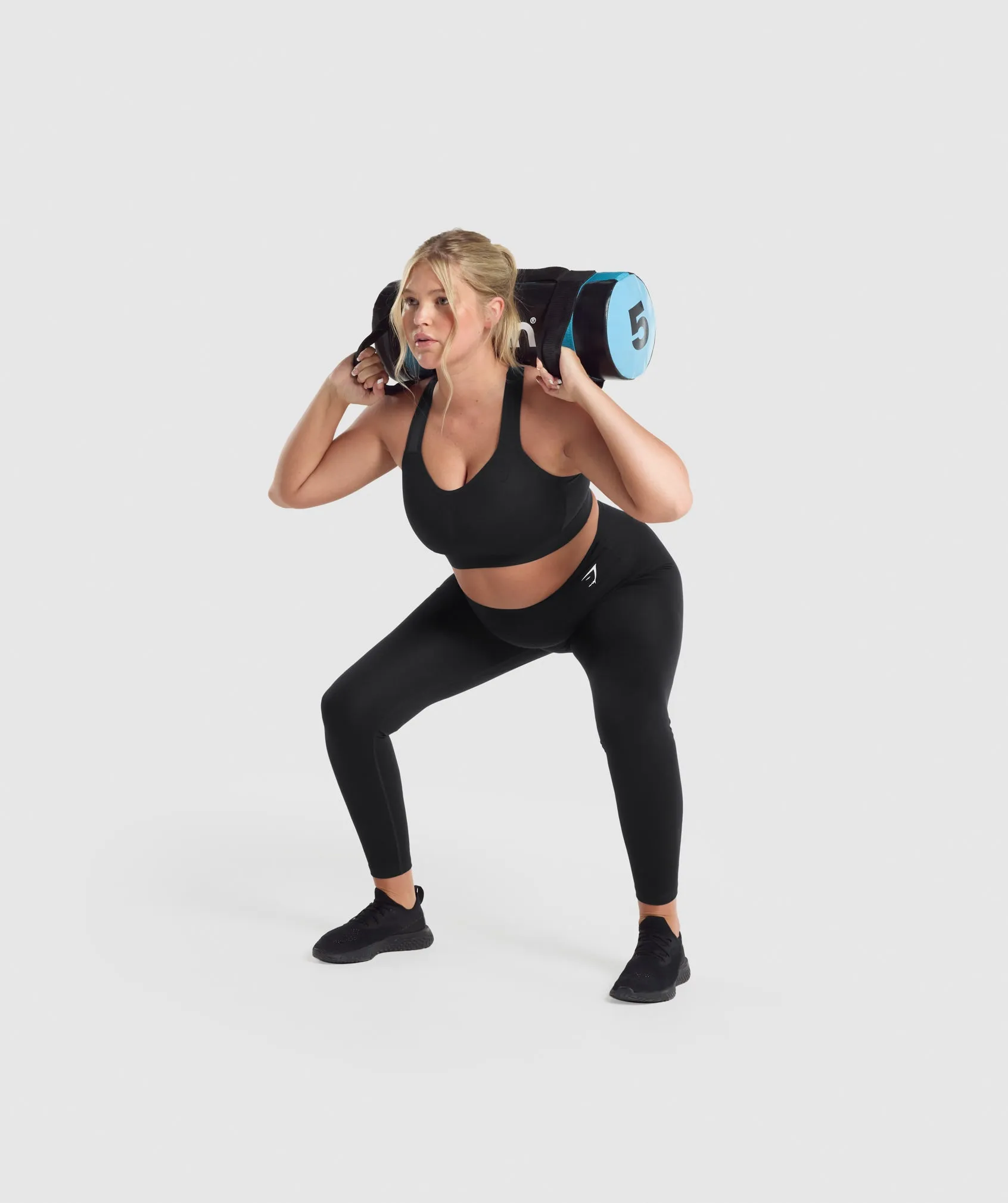 Gymshark Lightweight High Support Sports Bra - Black sold by Gymshark product image thumbnail 4