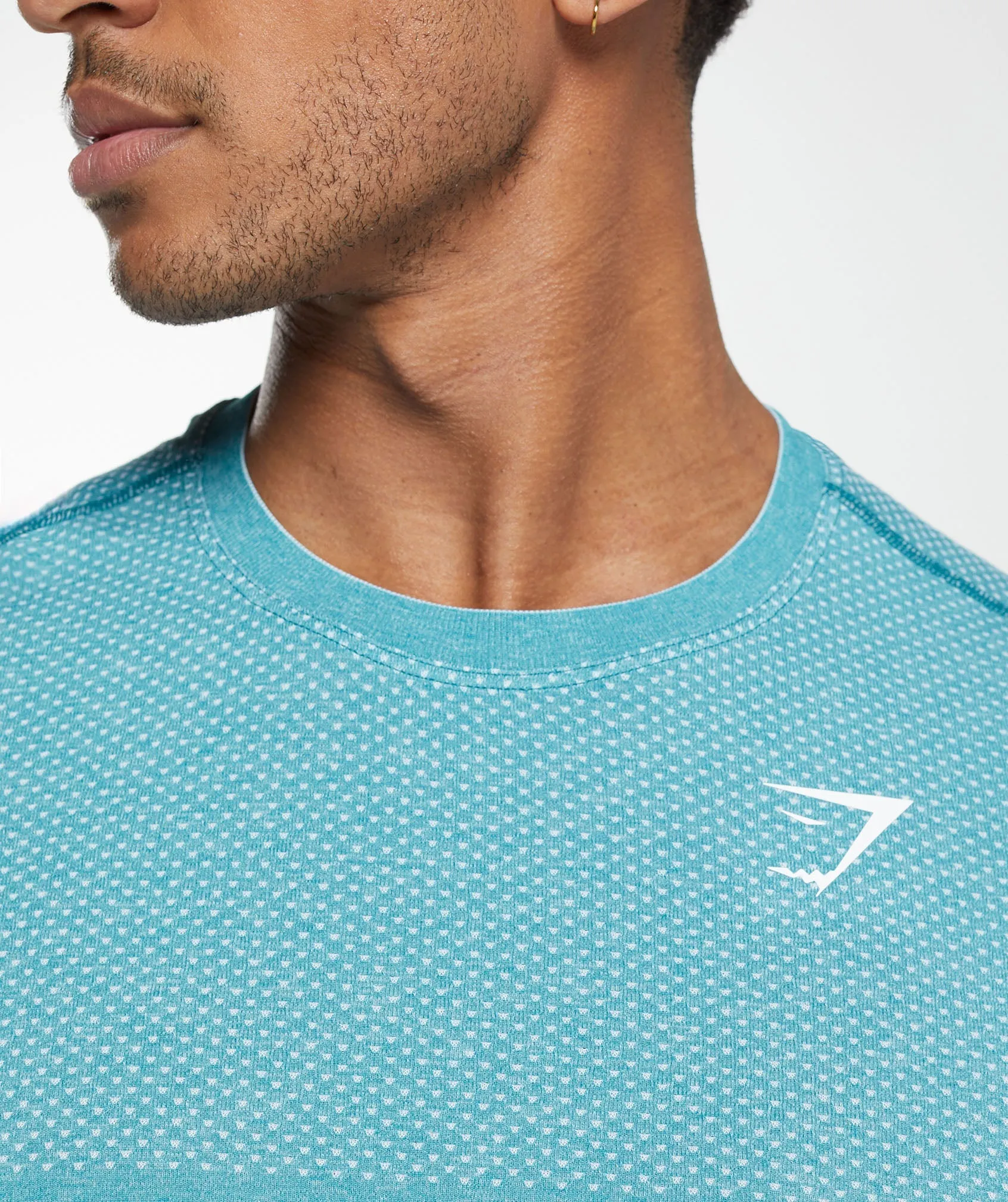 Gymshark Vital T-Shirt - Artificial Teal/White Marl sold by Gymshark product image thumbnail 5