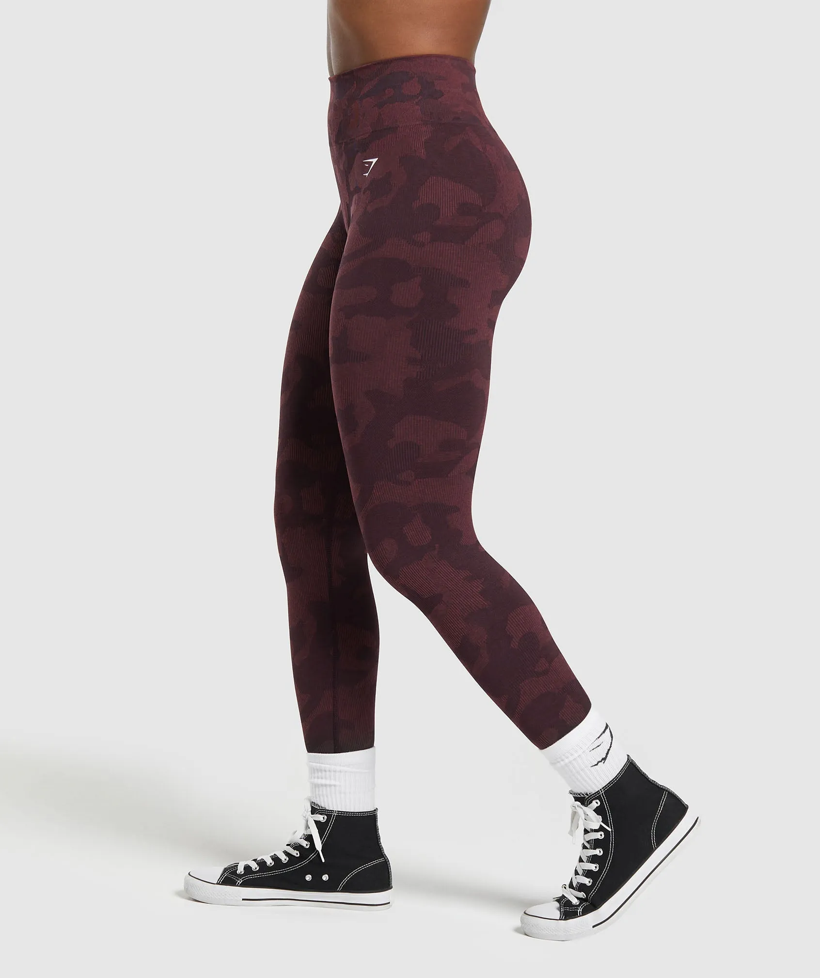 Gymshark Adapt Camo Seamless Leggings - Plum Brown/Burgundy Brown sold by Gymshark product image thumbnail 3