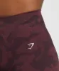 Gymshark Adapt Camo Seamless Leggings - Plum Brown/Burgundy Brown sold by Gymshark