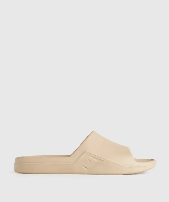 Gymshark Rest Day Slides - Toasted Brown sold by Gymshark