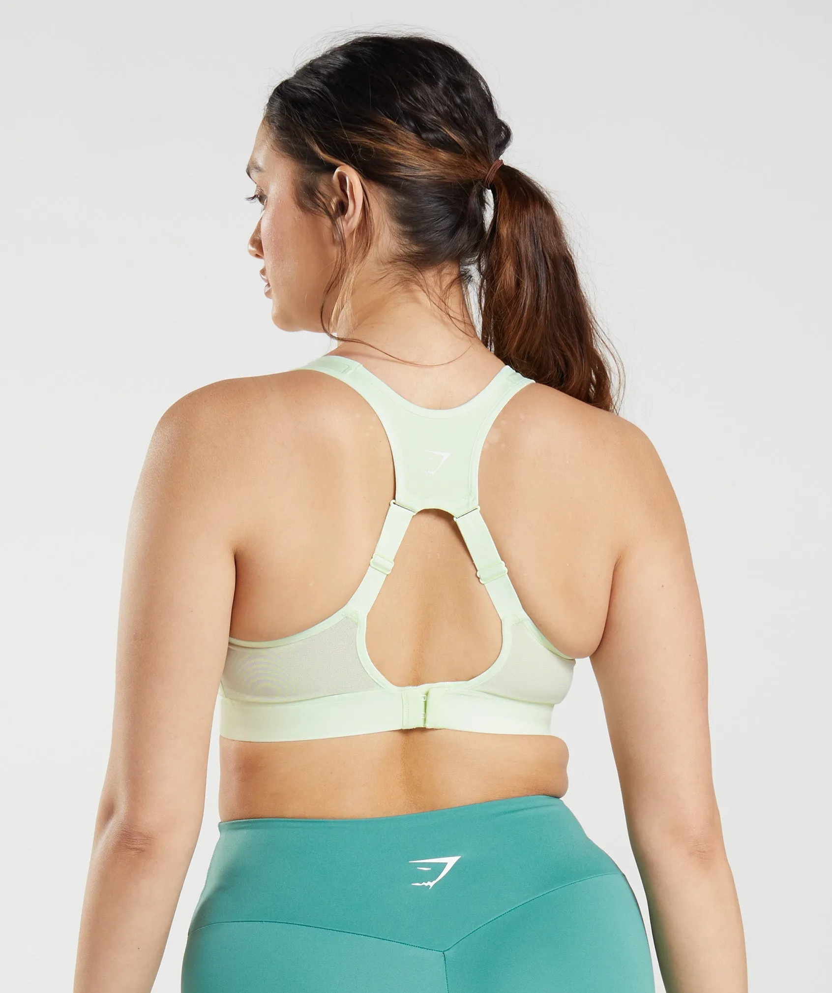 Gymshark Open Back Sports Bra - Cucumber Green sold by Gymshark product image thumbnail 2