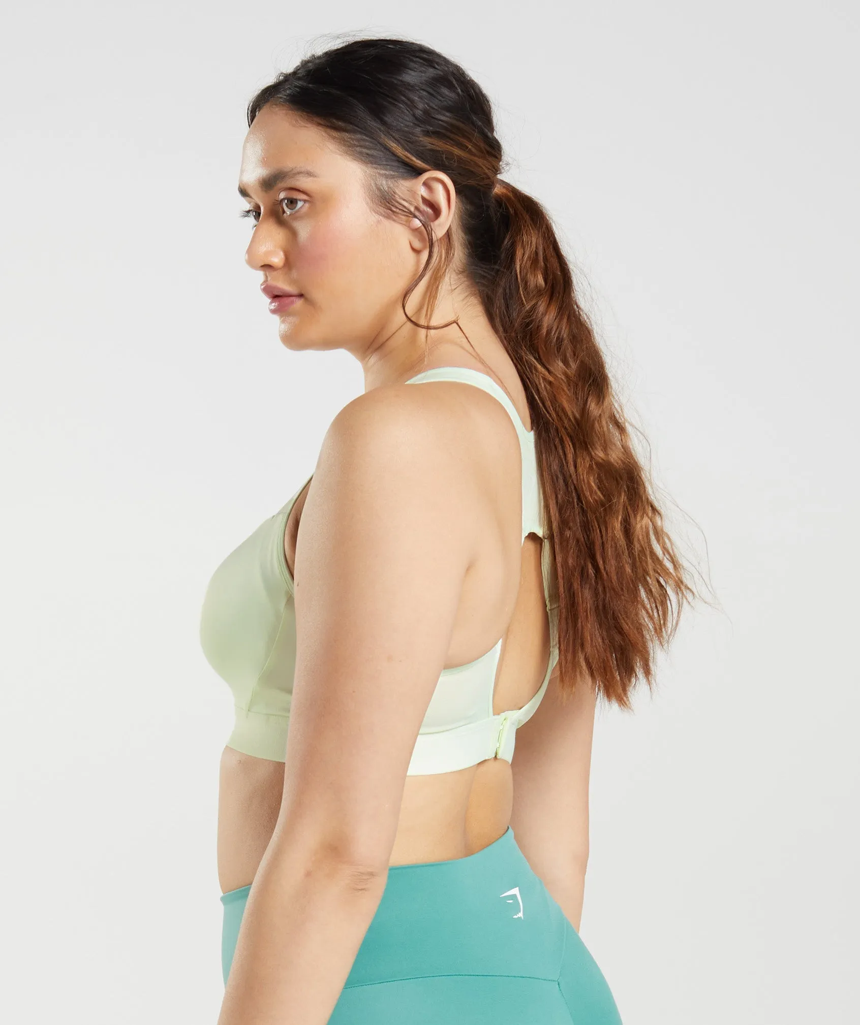 Gymshark Open Back Sports Bra - Cucumber Green sold by Gymshark product image thumbnail 3