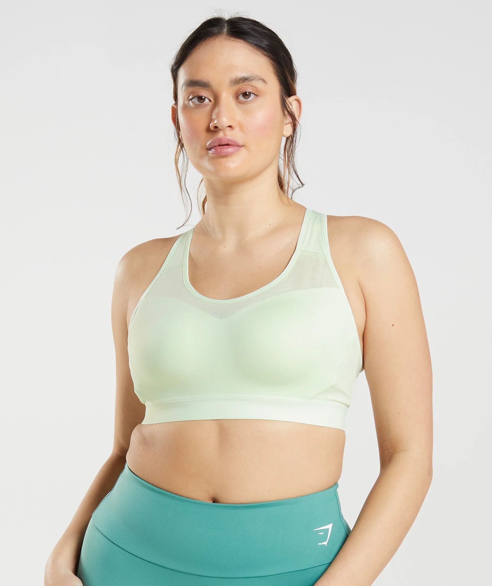 Gymshark Open Back Sports Bra - Cucumber Green sold by Gymshark