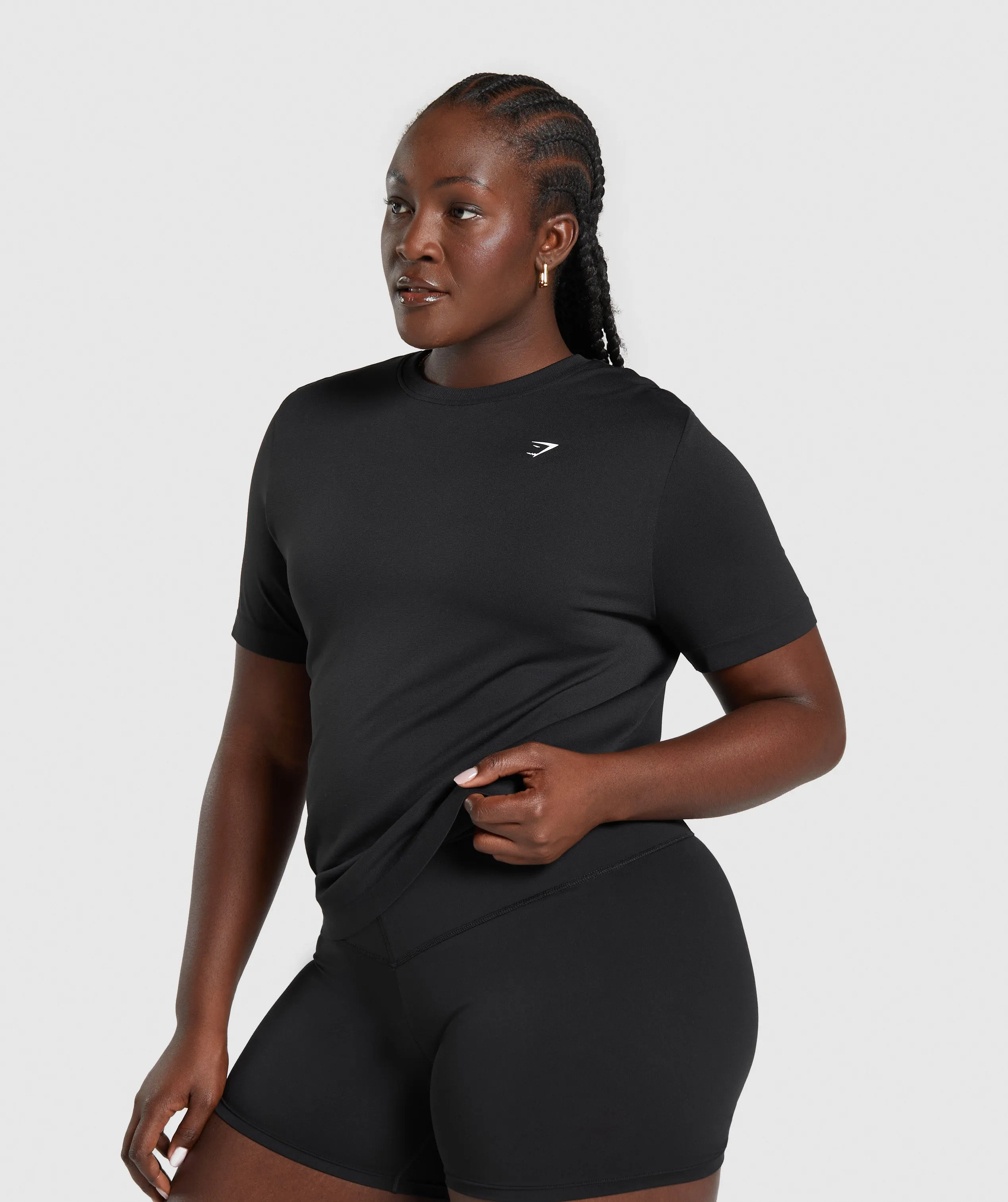 Gymshark Everyday Seamless T-Shirt - Black sold by Gymshark product image thumbnail 5