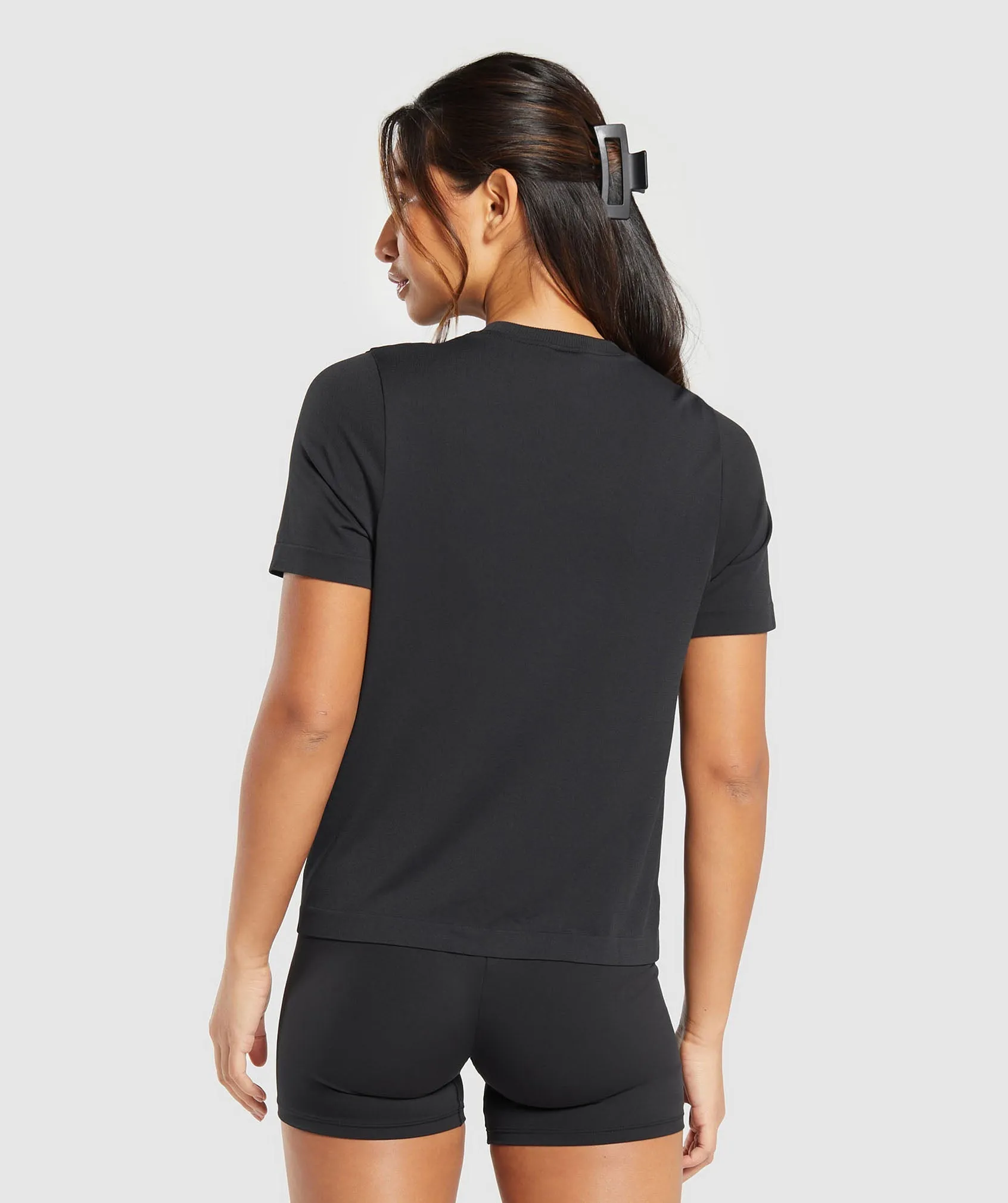 Gymshark Everyday Seamless T-Shirt - Black sold by Gymshark product image thumbnail 2