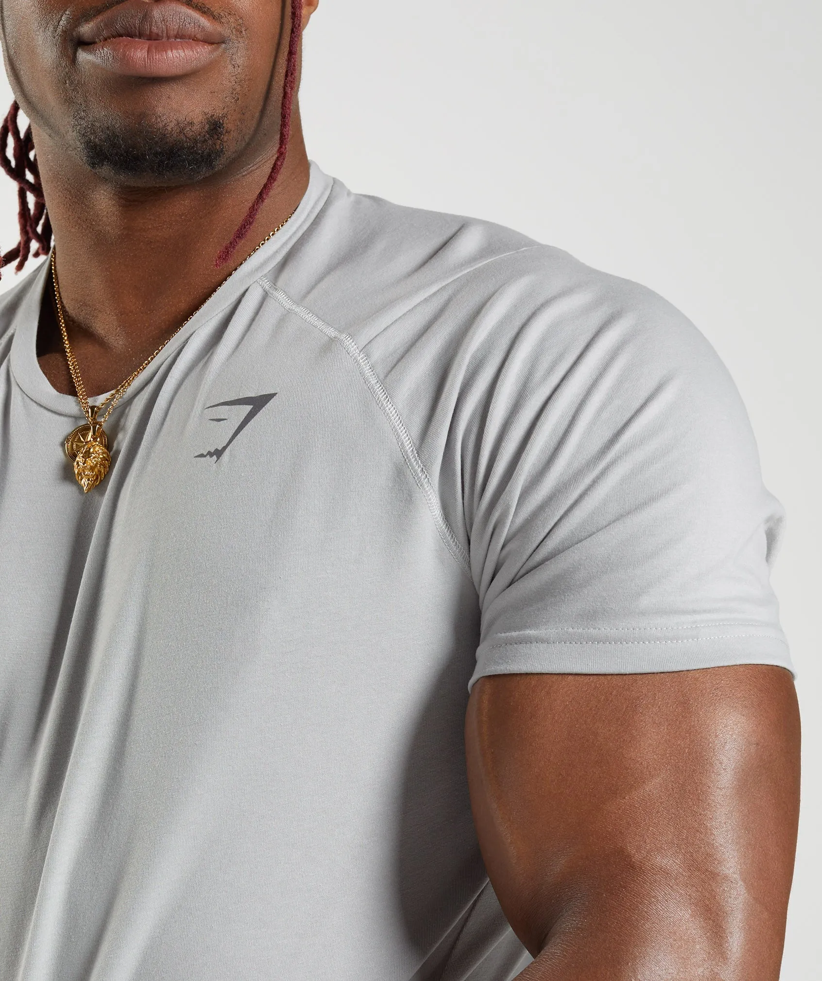 Gymshark Bold T-Shirt - Light Grey sold by Gymshark product image thumbnail 5