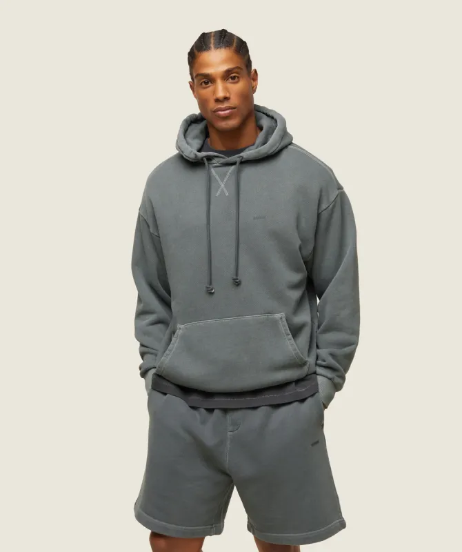 Gymshark everywear Relaxed Hoodie - Slate Teal sold by Gymshark