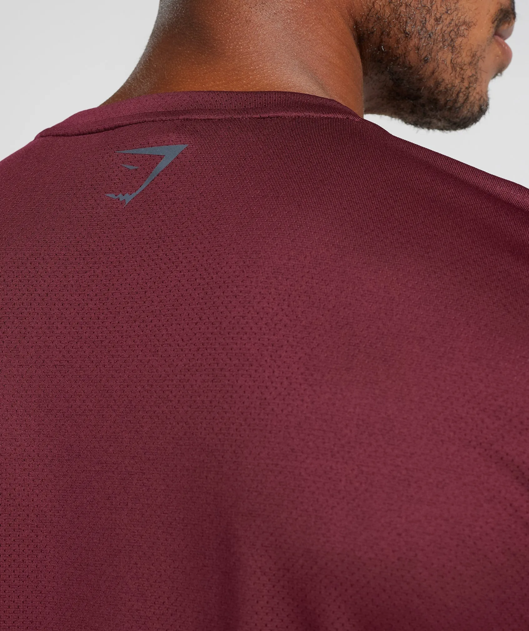 Gymshark Sport Long Sleeve T-Shirt - Plum Pink/Black Marl sold by Gymshark product image thumbnail 5