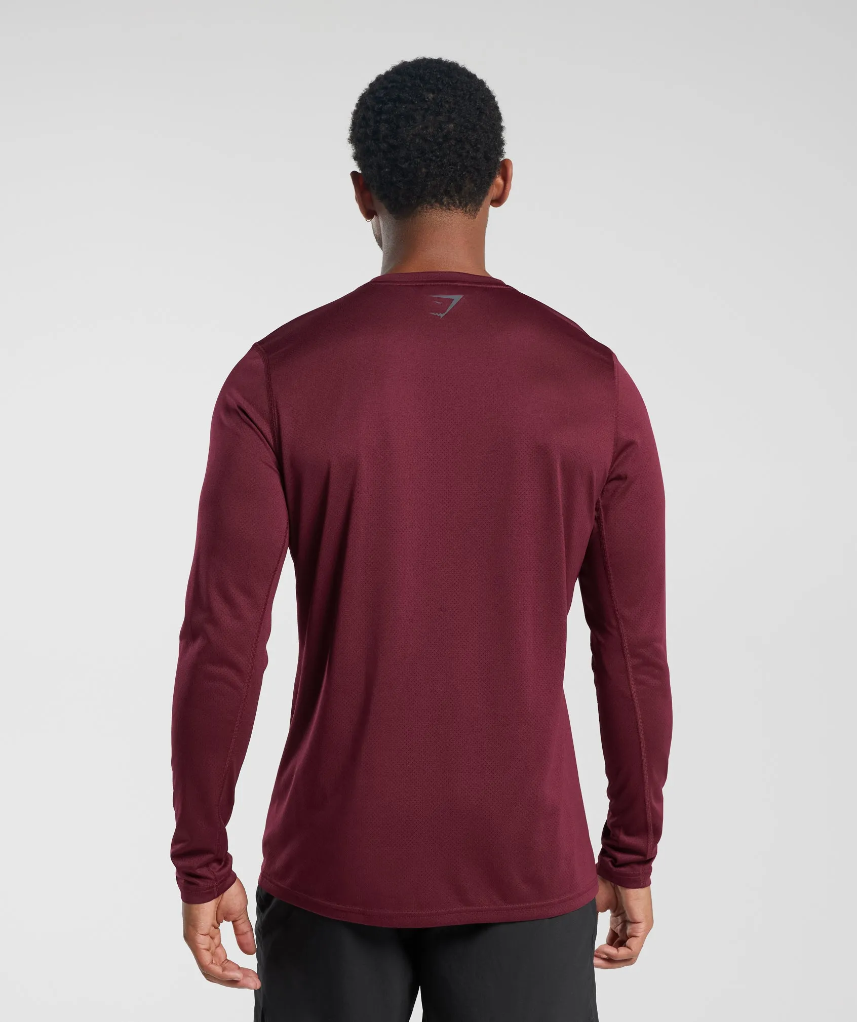 Gymshark Sport Long Sleeve T-Shirt - Plum Pink/Black Marl sold by Gymshark product image thumbnail 2