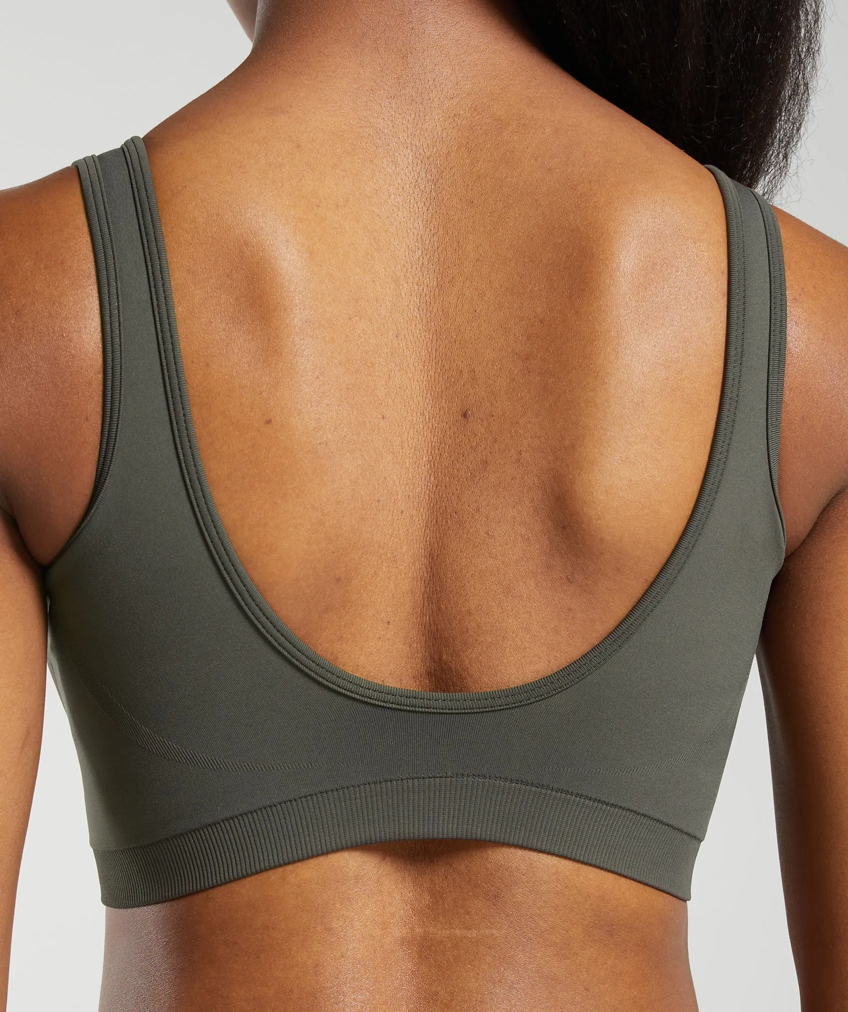 Gymshark Everyday Seamless Sports Bra - Strength Green sold by Gymshark product image thumbnail 5