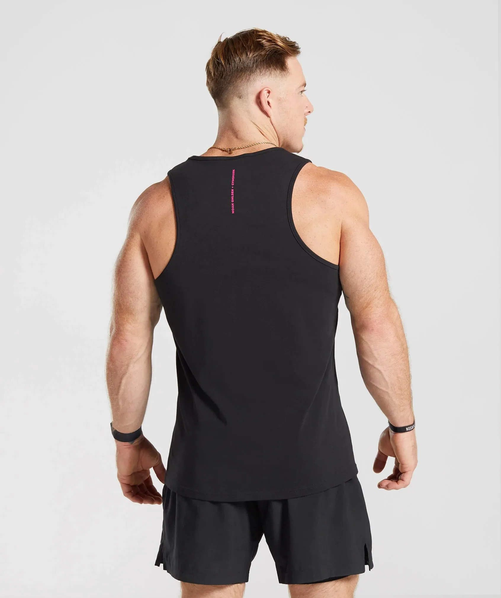 Gymshark Noah Ohlsen Sun Tank - Black sold by Gymshark product image thumbnail 2
