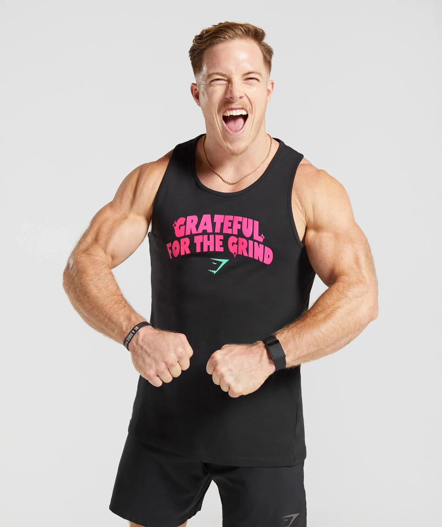 Gymshark Noah Ohlsen Sun Tank - Black sold by Gymshark product image thumbnail 4