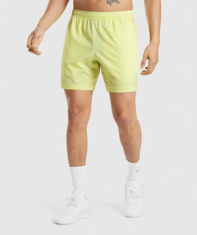 Gymshark Sport Stripe 7" Short - Firefly Green sold by Gymshark