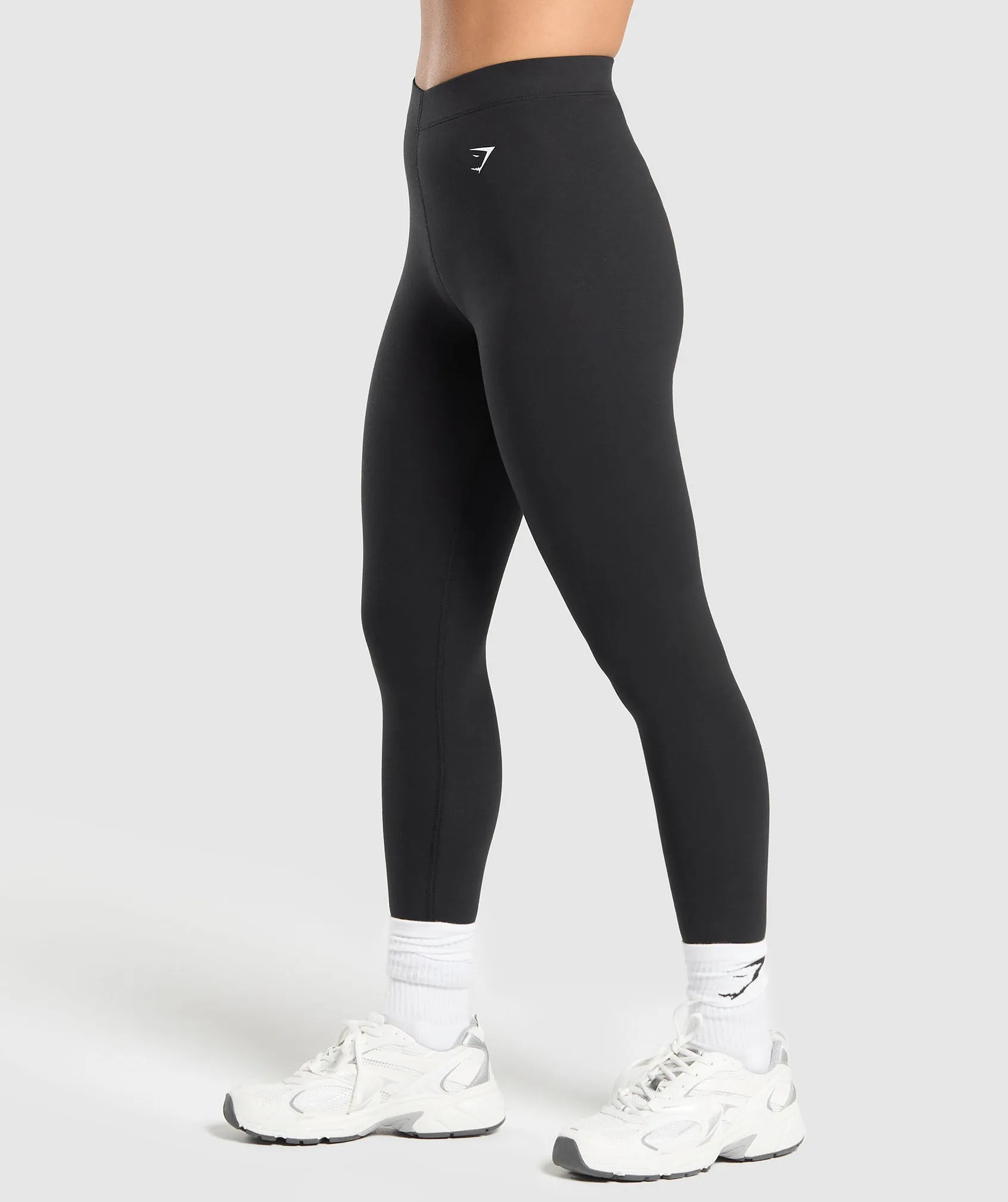 Gymshark Cotton Leggings - Black sold by Gymshark product image thumbnail 3