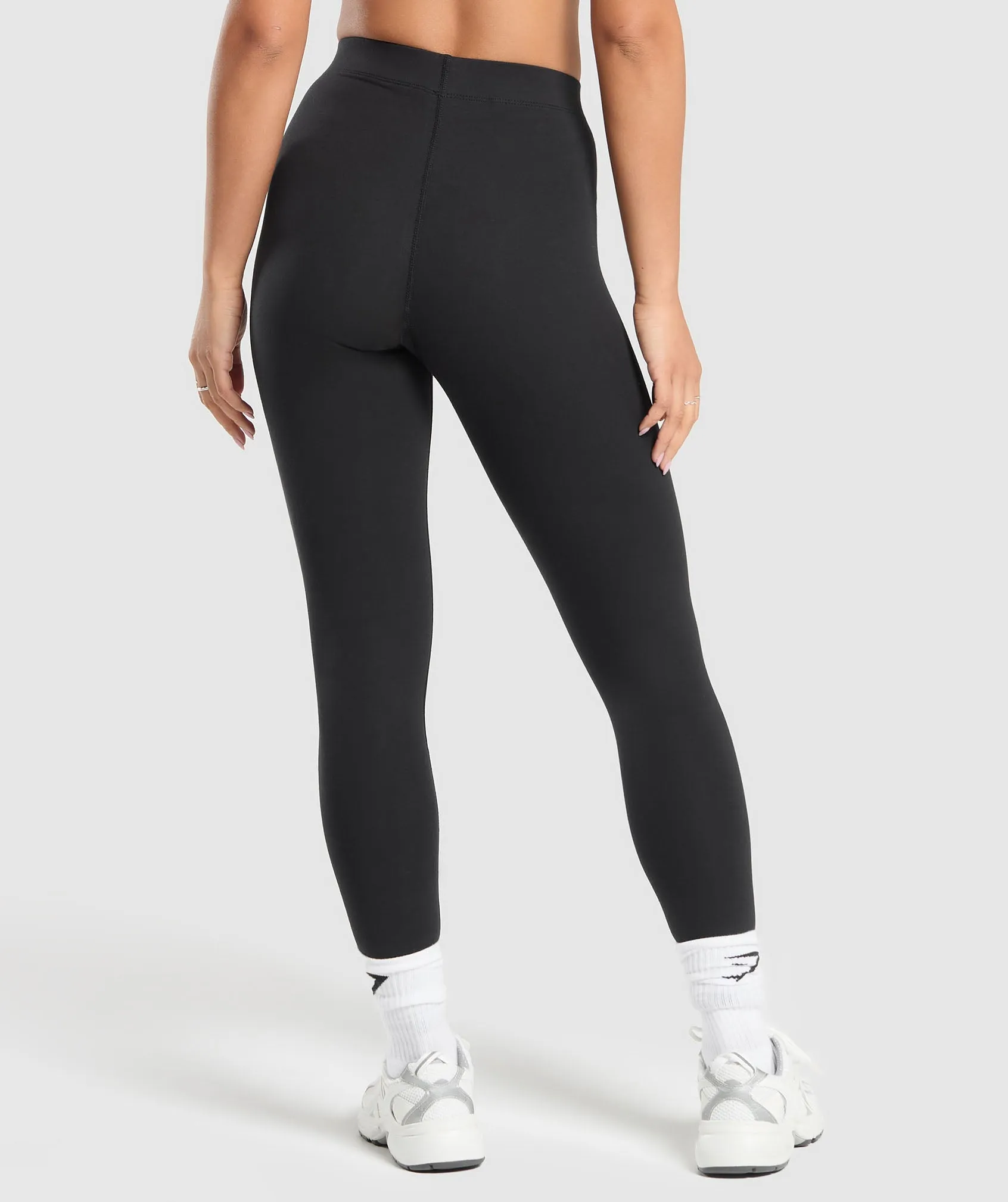 Gymshark Cotton Leggings - Black sold by Gymshark product image thumbnail 2