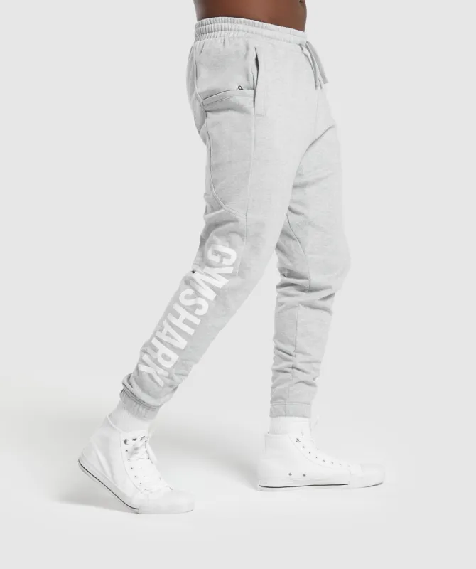 Gymshark Power Joggers - Light Grey Core Marl sold by Gymshark