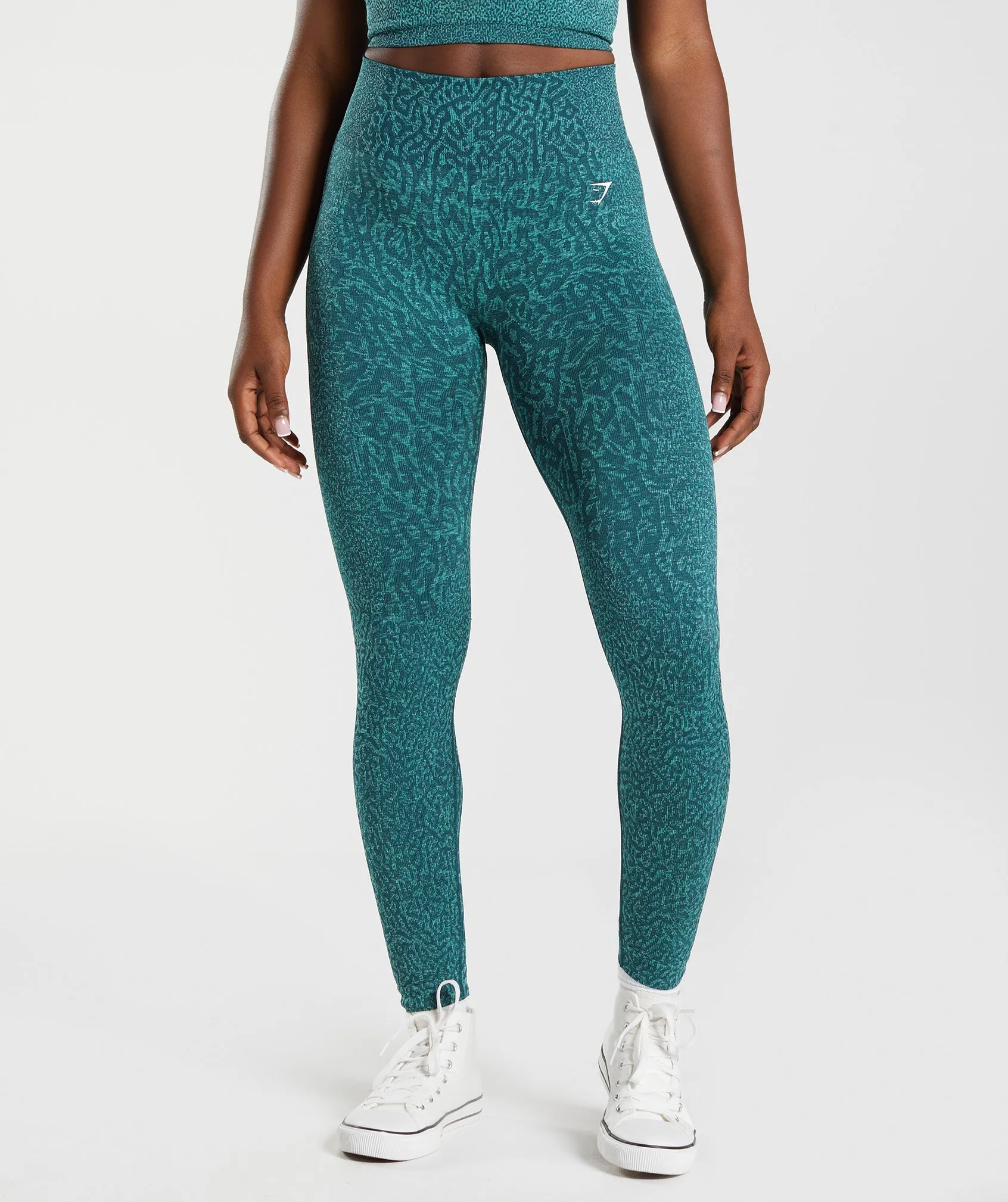 Gymshark Adapt Animal Seamless Leggings - Reef | Winter Teal sold by Gymshark
