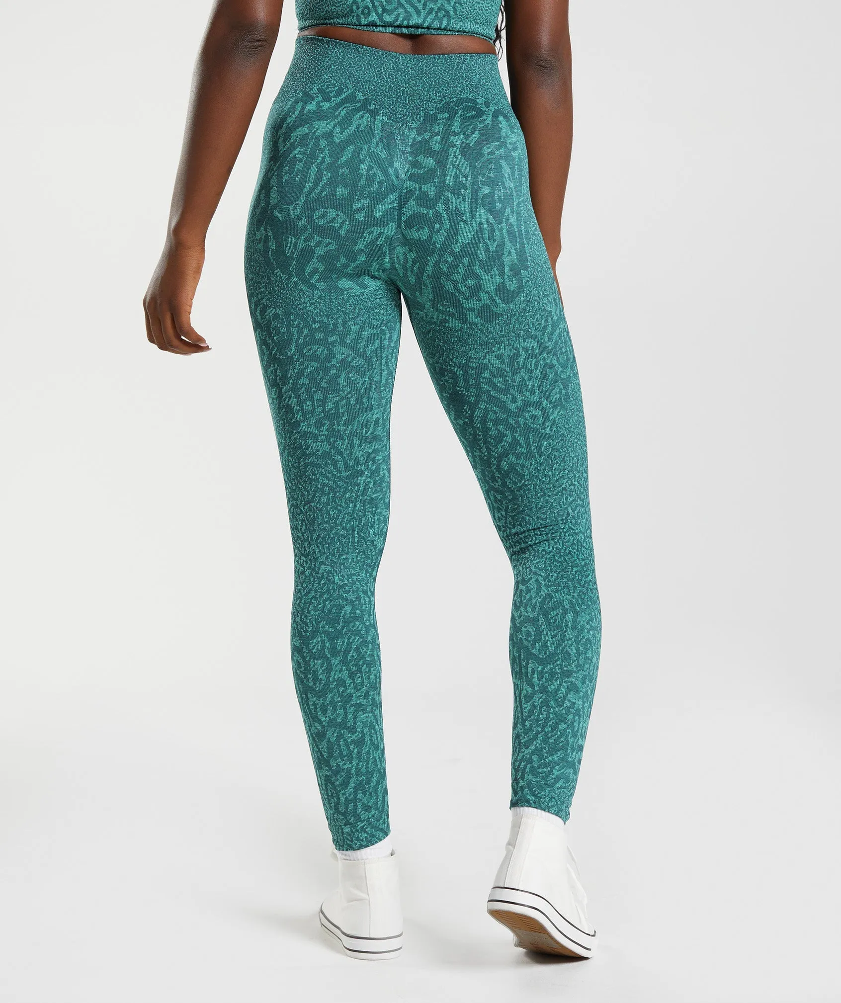 Gymshark Adapt Animal Seamless Leggings - Reef | Winter Teal sold by Gymshark product image thumbnail 2