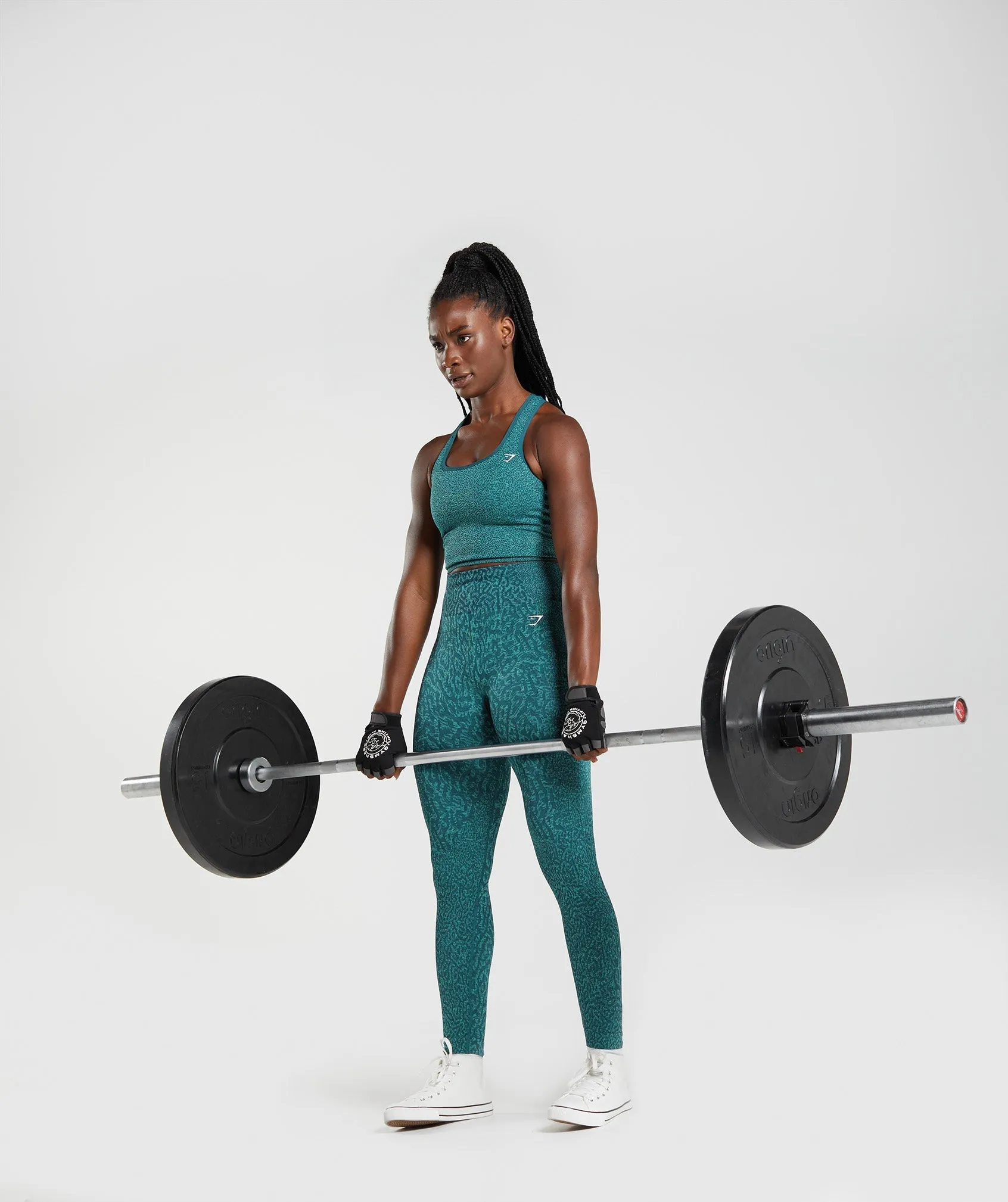 Gymshark Adapt Animal Seamless Leggings - Reef | Winter Teal sold by Gymshark product image thumbnail 4