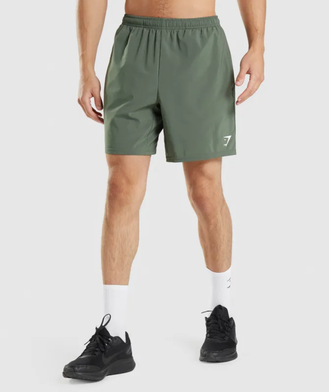 Gymshark Arrival 7" Shorts - Green sold by Gymshark