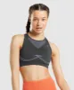 Gymshark Apex Seamless Sports Bra - Onyx Grey/Lavender Blue sold by Gymshark