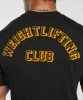 Gymshark Weightlifting Club T-Shirt - Black sold by Gymshark