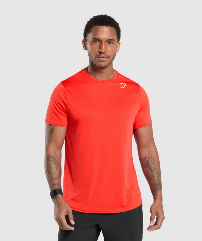 Gymshark Arrival T-Shirt - Pow Red sold by Gymshark