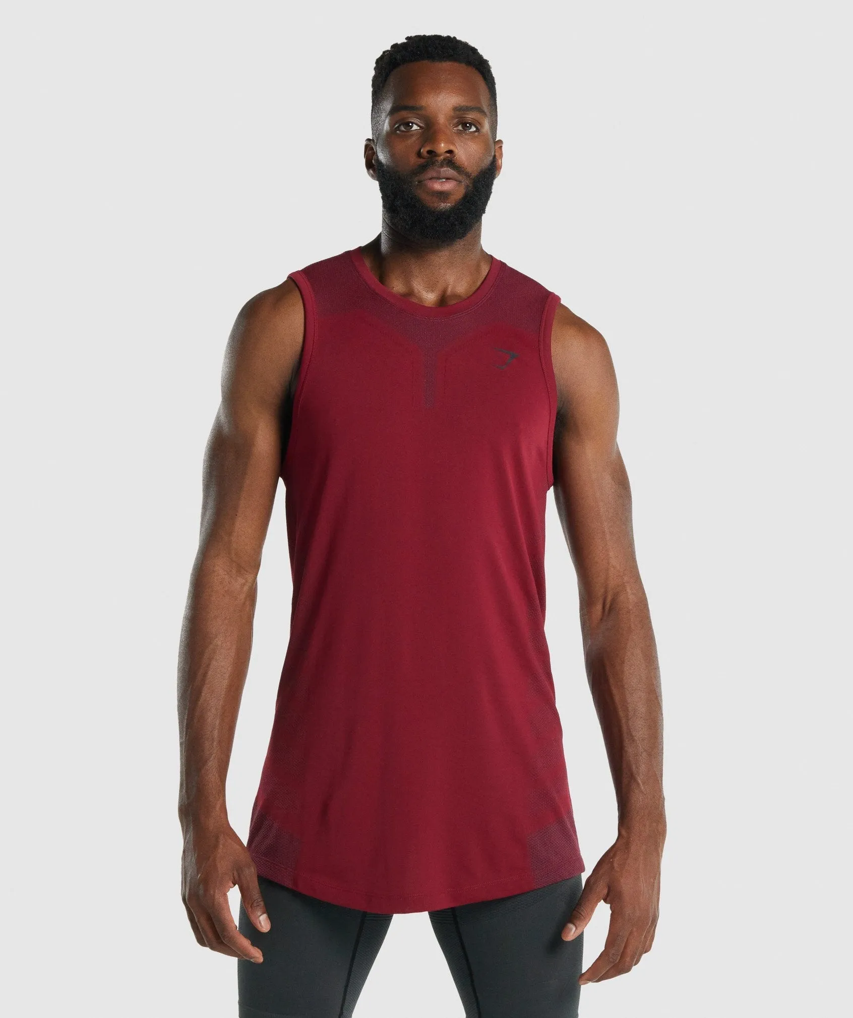 Gymshark 315 Tank - Burgundy sold by Gymshark