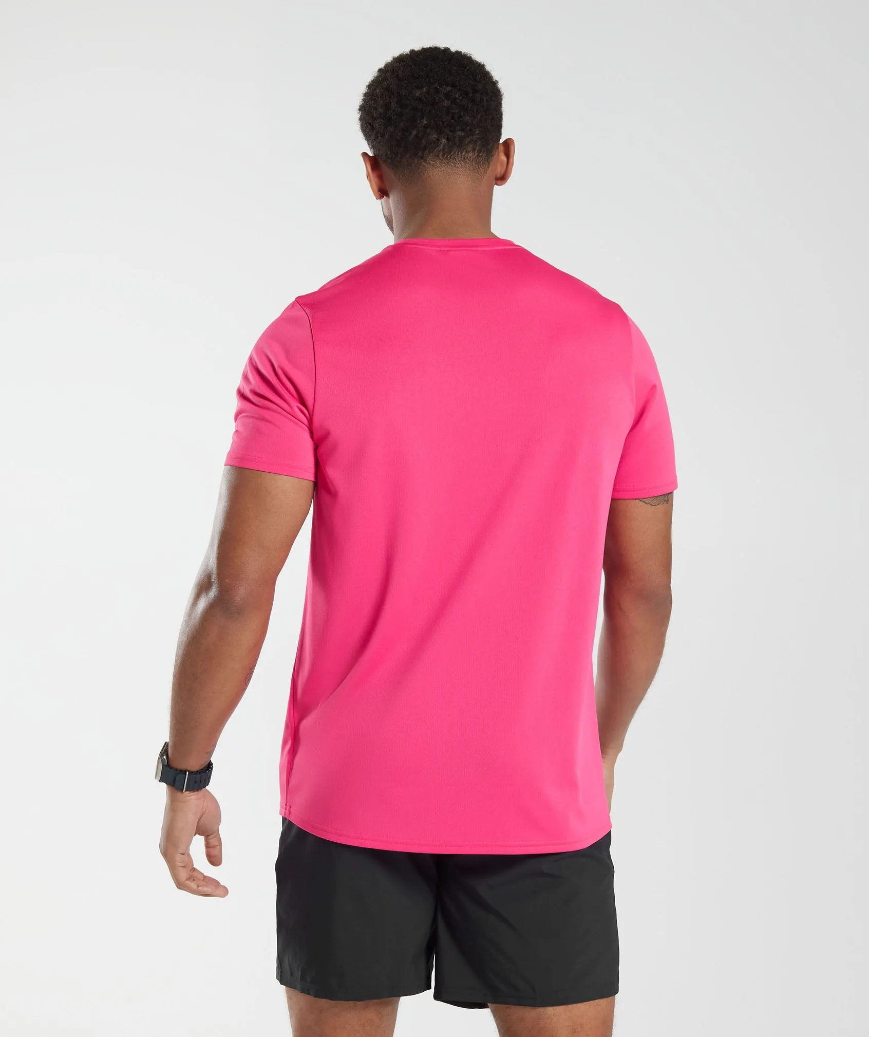 Gymshark Arrival T-Shirt - Bright Fuchsia sold by Gymshark product image thumbnail 2