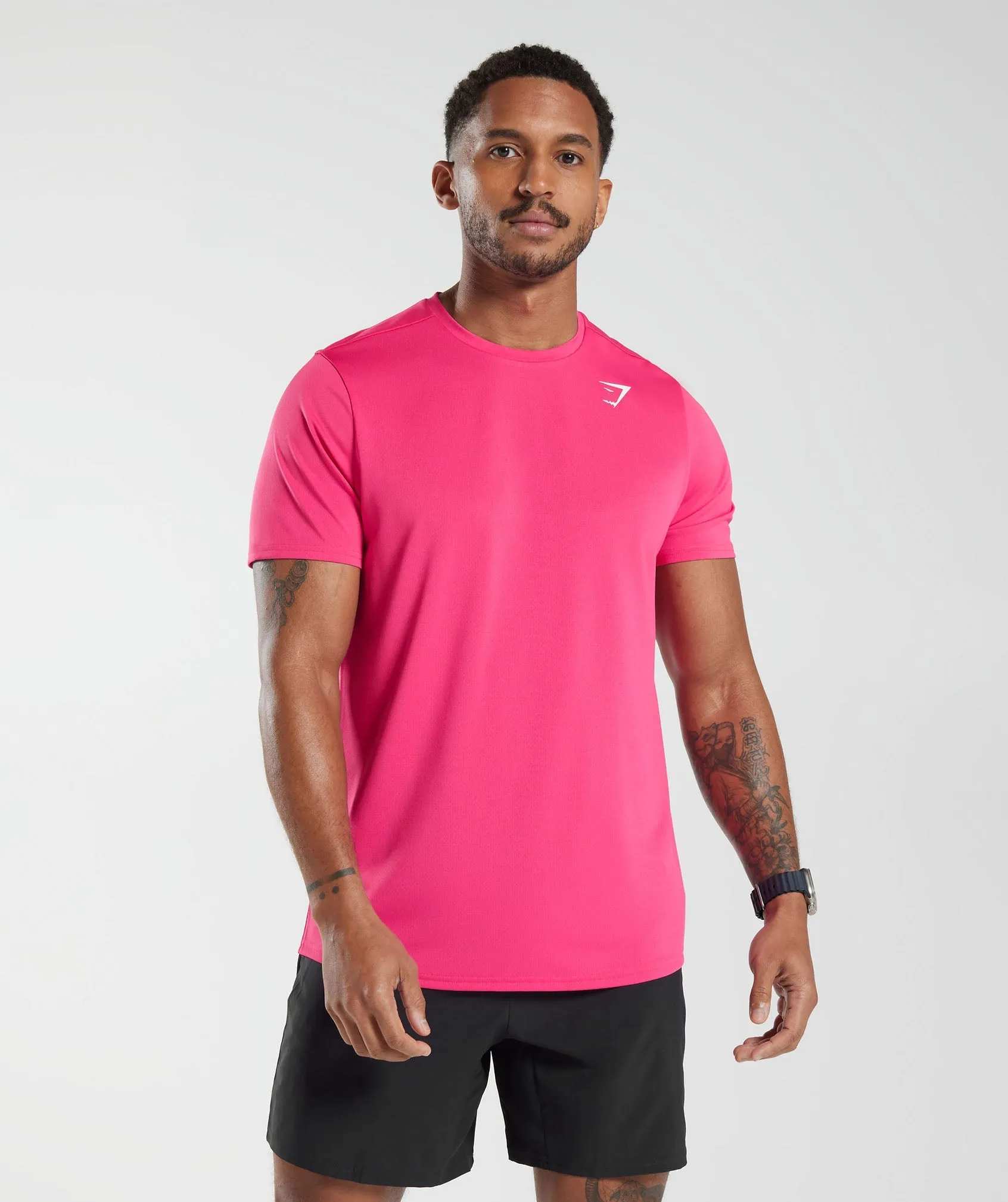 Gymshark Arrival T-Shirt - Bright Fuchsia sold by Gymshark
