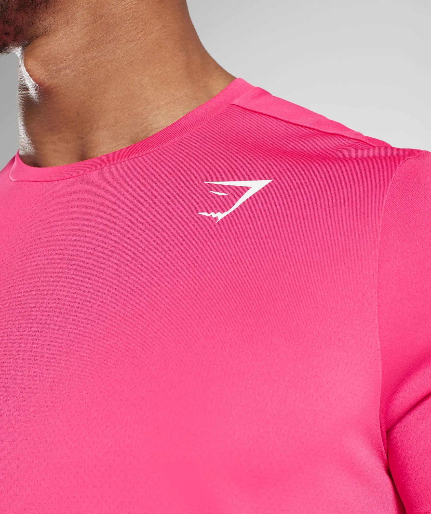 Gymshark Arrival T-Shirt - Bright Fuchsia sold by Gymshark product image thumbnail 3