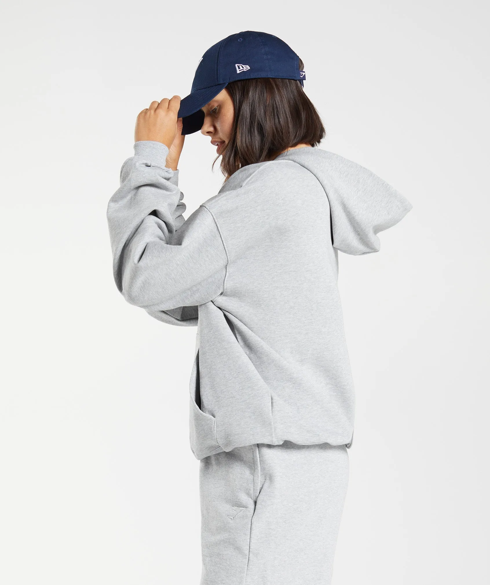Gymshark Rest Day Sweats Hoodie - Light Grey Core Marl sold by Gymshark product image thumbnail 3