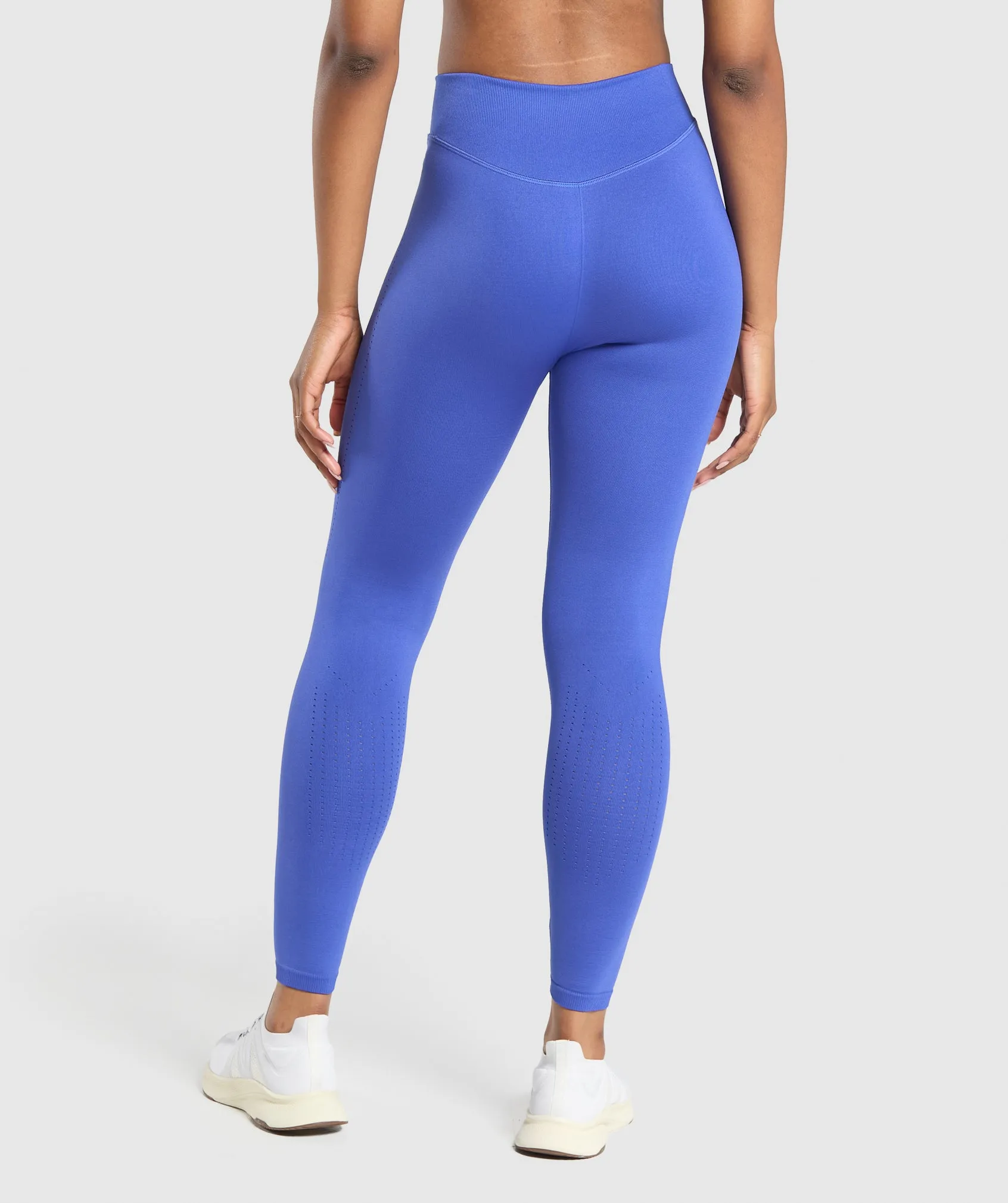 Gymshark Sweat Seamless Leggings - Force Blue sold by Gymshark product image thumbnail 2