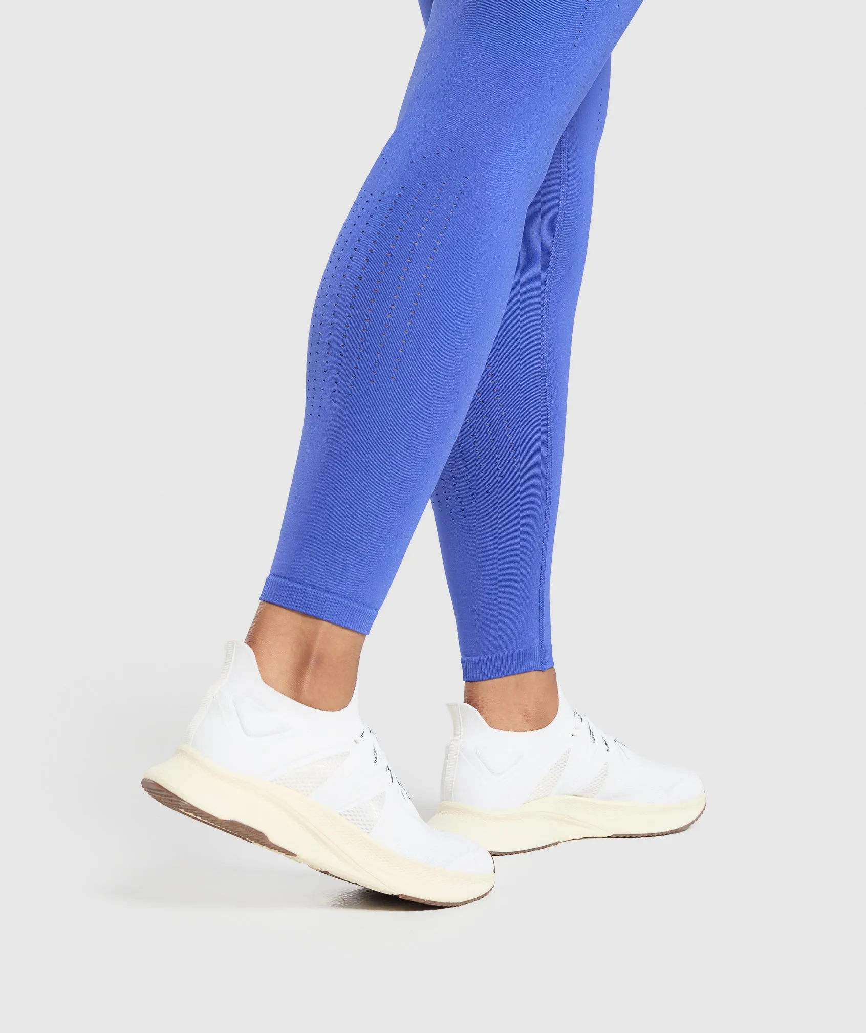 Gymshark Sweat Seamless Leggings - Force Blue sold by Gymshark product image thumbnail 5
