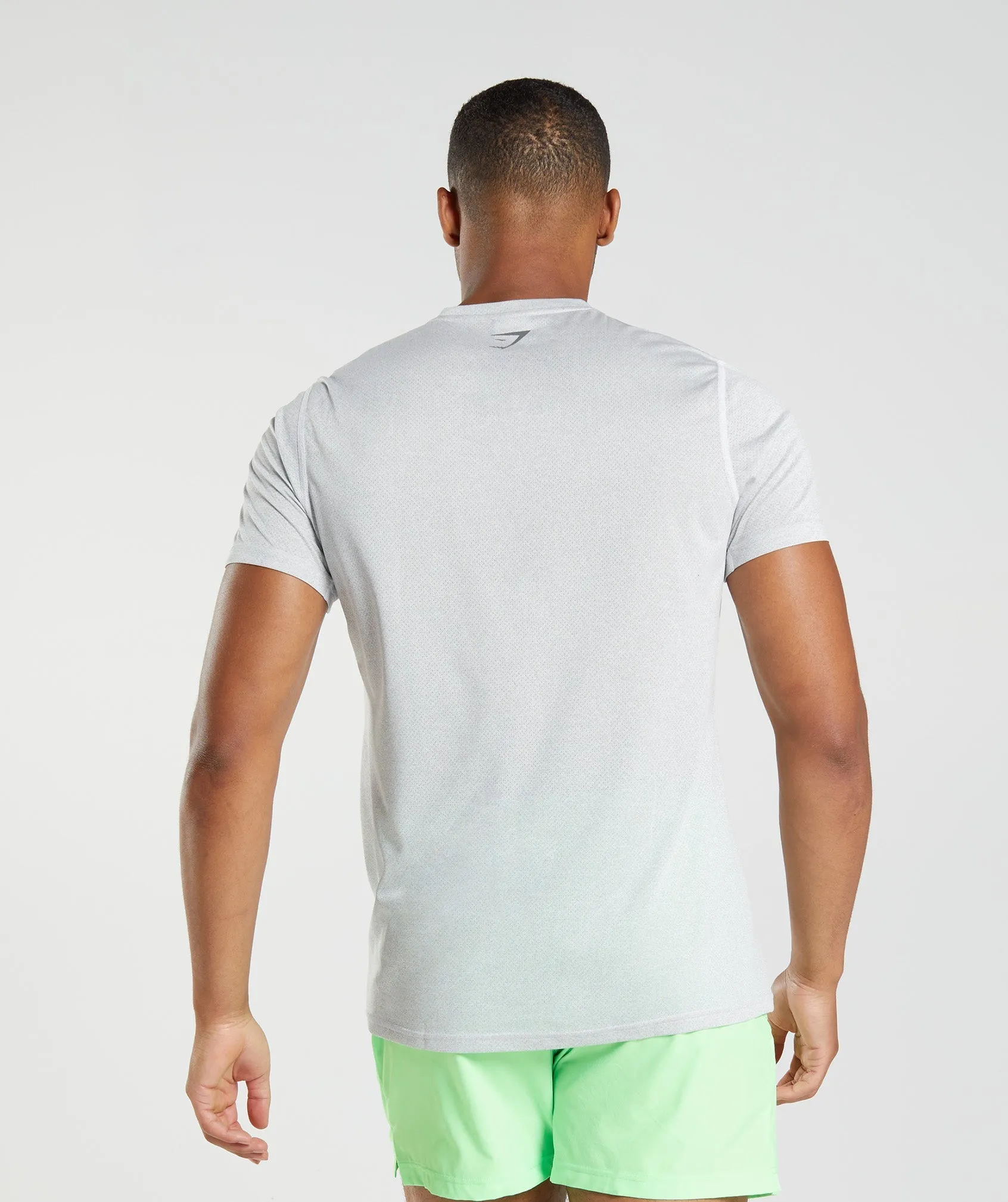 Gymshark Sport T-Shirt - White/Smokey Grey Marl sold by Gymshark product image thumbnail 2