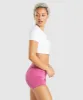 Gymshark Italic Graphic Crop Top - White sold by Gymshark