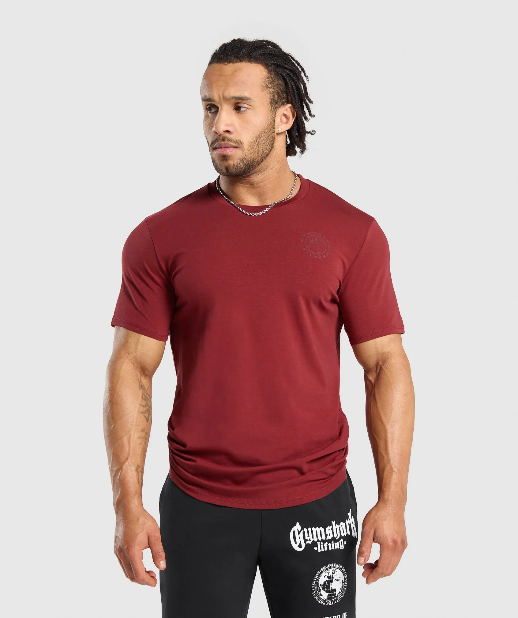 Gymshark Legacy T-Shirt - Washed Red sold by Gymshark product image thumbnail 2