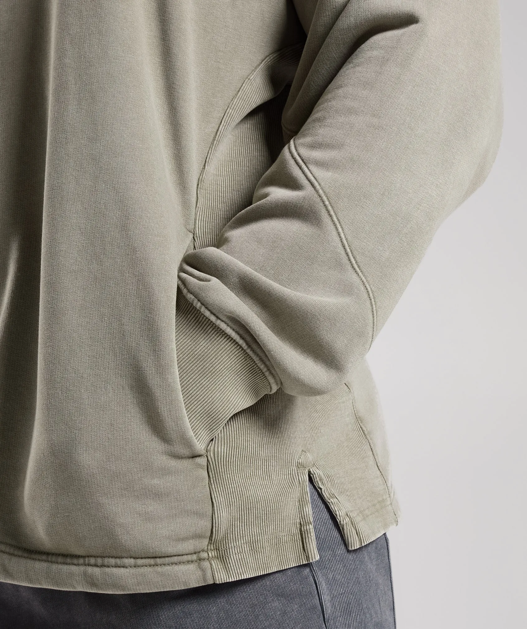 Gymshark Power Washed Crew - Ecru Brown sold by Gymshark product image thumbnail 3