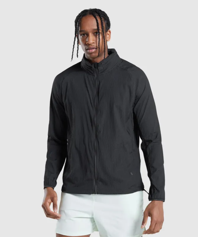 Gymshark Speed Evolve Windbreaker - Black sold by Gymshark