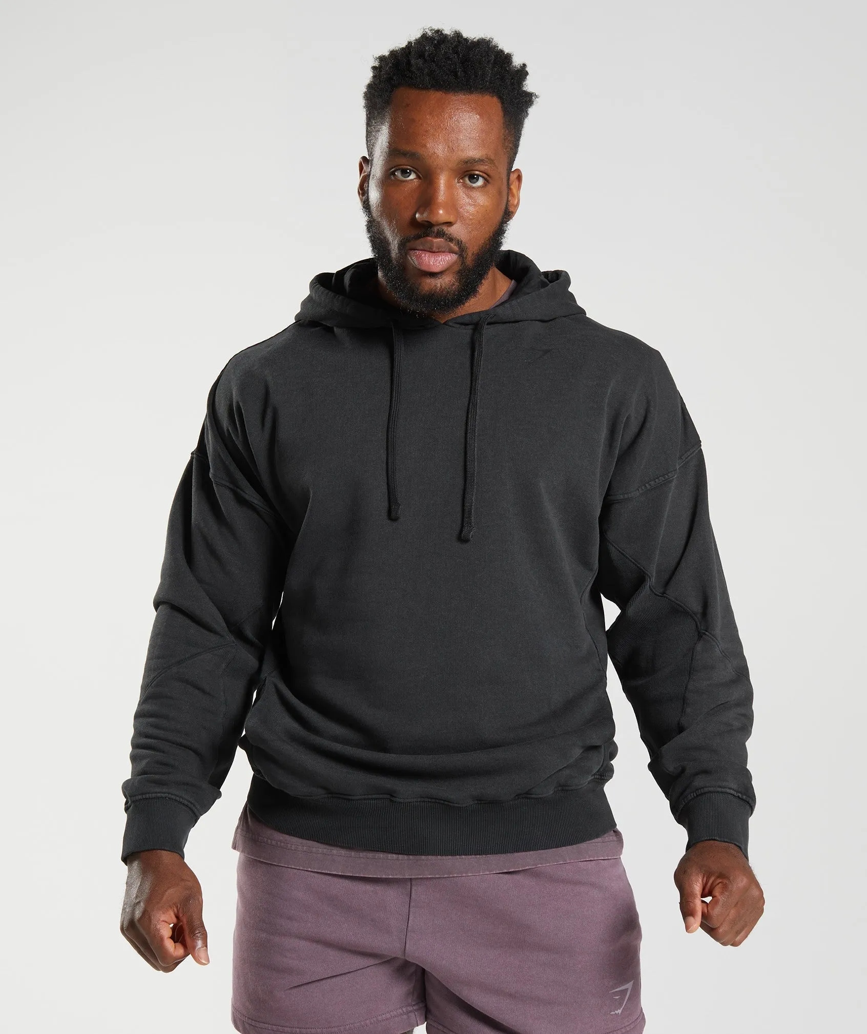 Gymshark Power Washed Hoodie - Black sold by Gymshark product image thumbnail 2