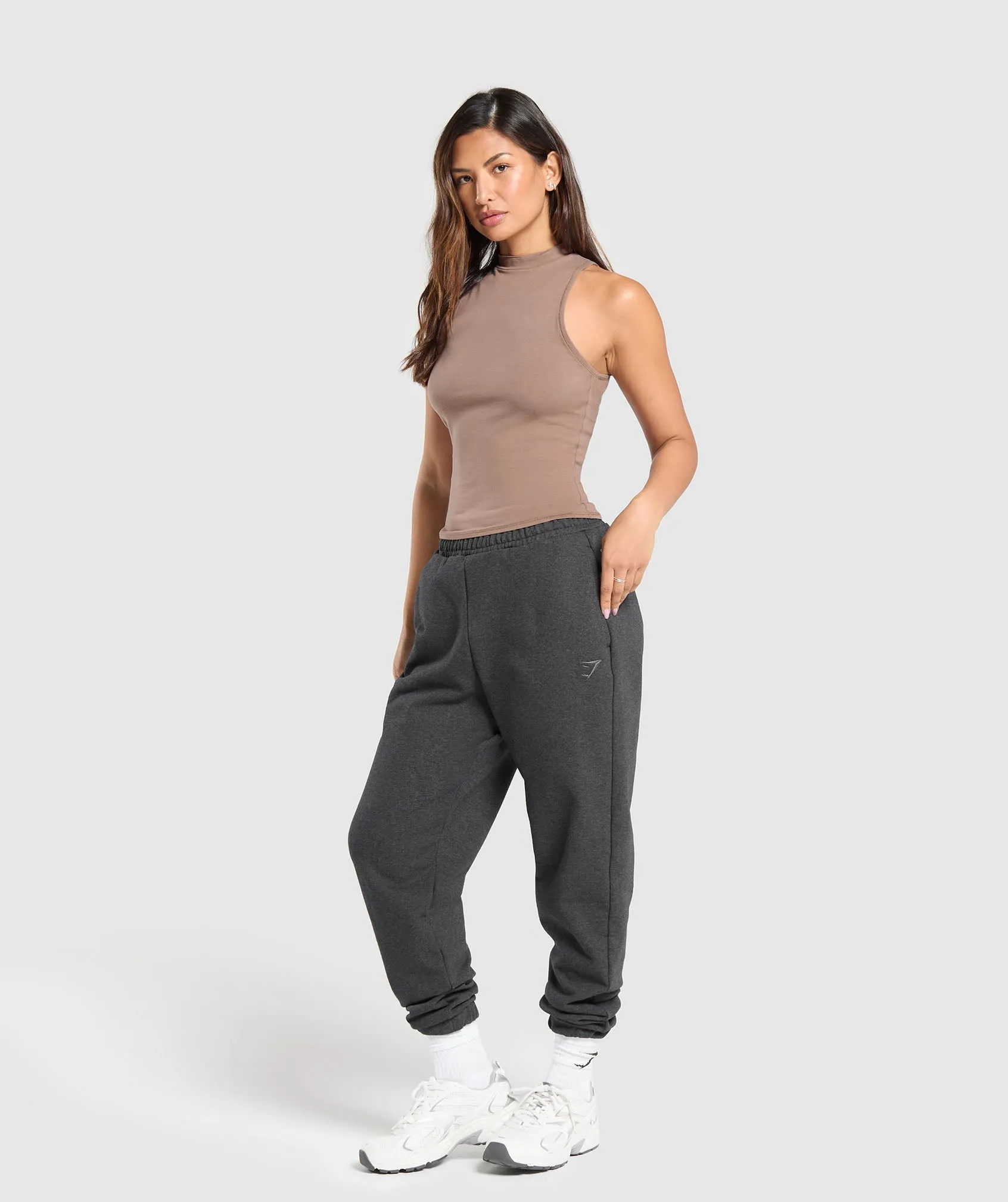 Gymshark Cotton Tank - Mocha Mauve sold by Gymshark product image thumbnail 4